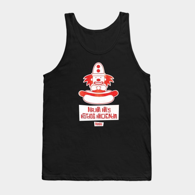 Mr. Ha Ha's Hotdog Hacienda Tank Top by kevko76